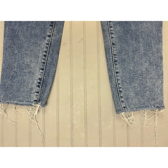 Old Navy Size 2 Womens Jeans OG Straight High Rise Med Wash Stretch - Picture 2 of 4